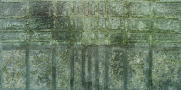 Fragment 35 z cyklu Archeologia, akryl, technika własna na płótnie, 70x140cm.png